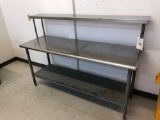 72in x 24in Stainless Steel Table with Shelf