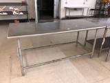 77in x 33in Stainless Steel Table