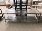 96in x 30in Stainless Steel Table