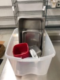 Tote, Cleaner Pails, Stainless Bins