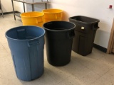 (3) Trash Cans