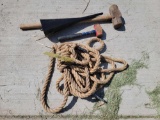 Sledge Hammers, Rope, Funnel