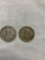 Silver Liberty half dollar 1944, 1945