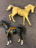 Plastic horses