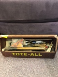 Tote All carrying tool case with tools