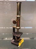 Brass and metal microscope