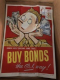 1945 war bonds poster