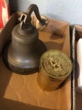 Brass Titanic bell and Prince Albert bank