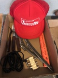 Wiper blades, Smith hat, flatware, ruler
