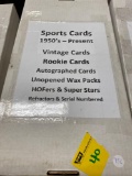 Sports cards 1950s-present vintage, rookie, autographed, and more