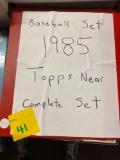 Baseball set 1985 Topps near complete set