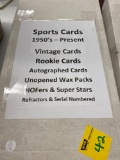 Sports cards 1950s-present, Kobe Bryant, Nolan Ryan, Shaquille, Pokemon Vikavolt GX