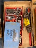 1 flat socket wrenches and Allen keys