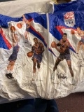 Sports memorabilia, posters, NBA Olympic 1992 coats, Browns, Cavaliers