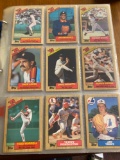 Album of baseball cards, 1980s