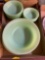 33 Pieces of Vintage Fire King Jadeite dishes