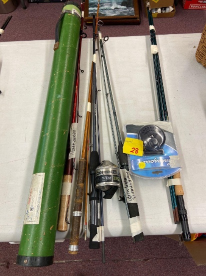 Zebco and Shakespeare Fishing Poles
