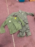 Vintage Army Shirt and AF Pilot Coveralls