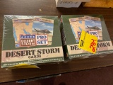 (2) Sealed Boxes of Desert Storm Cards