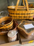 7 Longaberger baskets