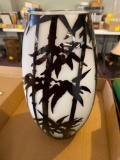 Cameo style vase 11 inches