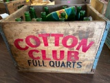 Cotton Club Crate and Bottles