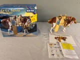 Breyer horse with original box, Si-Ce-CA shon?ge family horse, porcelain