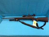 Remington model 700 308 rifle E6830059 with scope