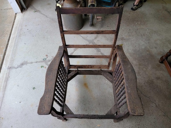 Vintage Wood Spindle Chair