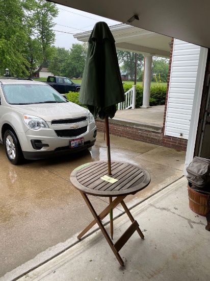 Patio Table and Umbrella