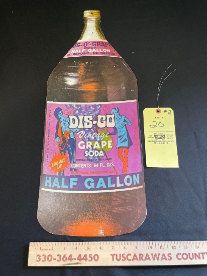 1970s Dis-Go Grape Soda Advertising