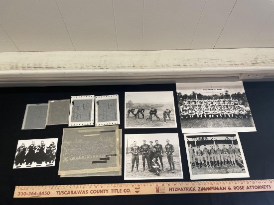 Contemporary Massillon Tigers Football Paul Brown and Smoke House Negatives Black and Whites