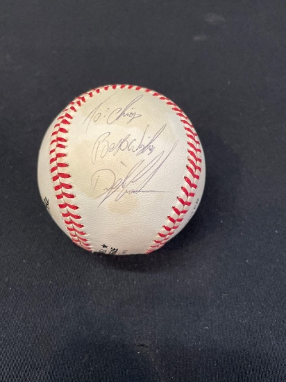 Unknown Autographed Baseball