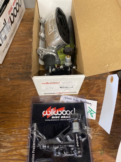 Wilwood master cylinder and 2 proportioning valves