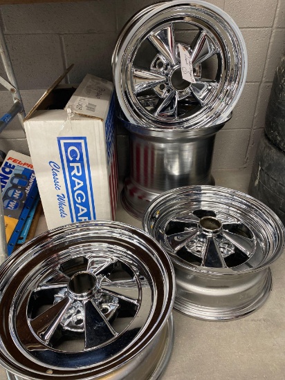 5 new Cragar SS wheels