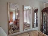 3 Mirrors, Wall Shelf and decor