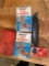 Peters 22 LR cal. ammo, (3) pocket hand warmers, box cutter.