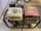 Honda 5000X electronic ignition generator, has oil alert.