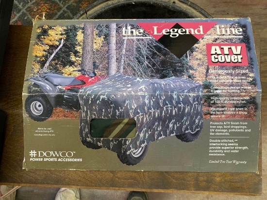 ATV cover, generously sized to fit most ATVs.