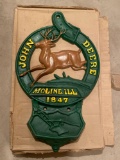 Reproduction cast-iron John Deere.