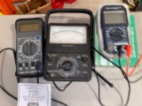 Multimeters, ohm meter.