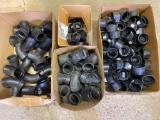 ABS plastic pipe fittings, 1 1/2