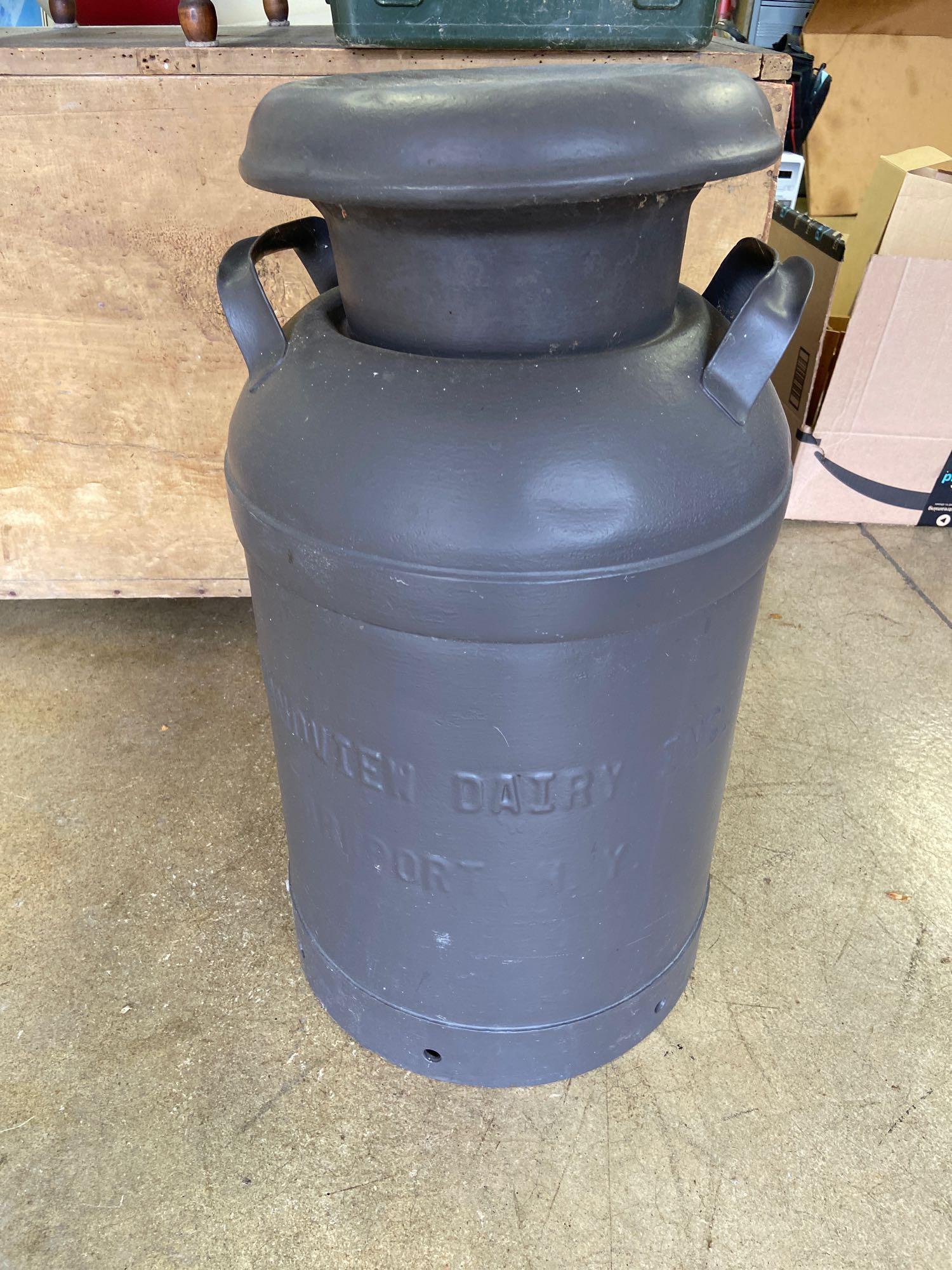 Vintage Grandview Dairy Milk Can Proxibid