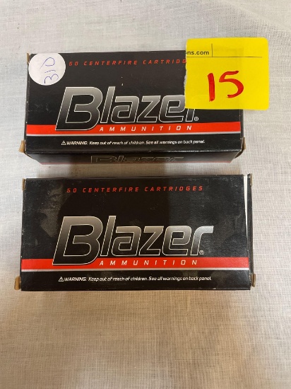 2 boxes 380 ammunition Blazer