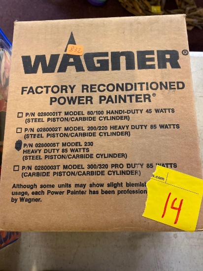 Wagner factory reconditioned power painter , only comes with parts shown in pictures