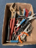 Box of miscellaneous wrenches and pliers