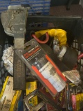 Gloves, staples, tail pipe expander, saws, etc