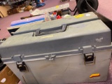 Tackle box with tackle and lures