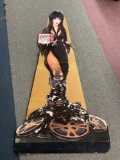 Coors Light Elvira stand up cardboard life size advertising