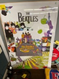 The Beatles Yellow Submarine poster 22x34 approximately